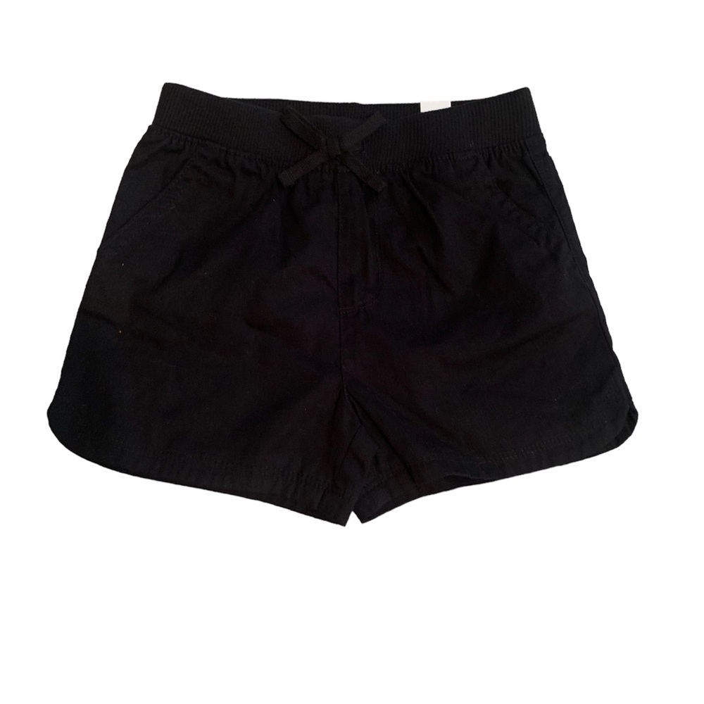 NWT The Children’s Place kids black shorts. Size 5T. - Picture 1 of 6